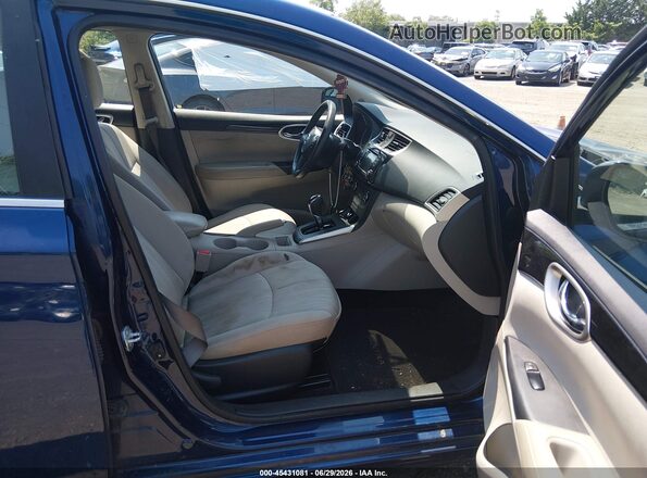 3N1AB7AP9HY239036 2017 NISSAN SENTRA Blue Vista interior delantera