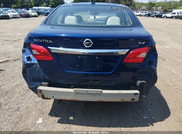 3N1AB7AP9HY239036 2017 NISSAN SENTRA Blue Vista frontal