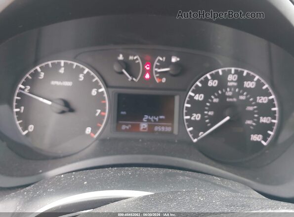 3N1AB7AP9HY256421 2017 NISSAN SENTRA Gray Widok tylnych siedzeń