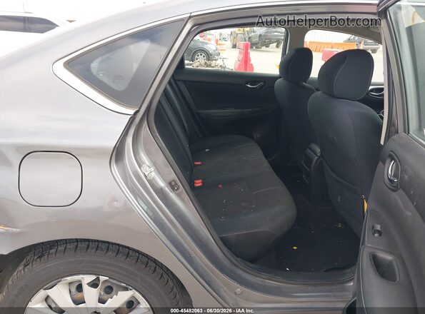 3N1AB7AP9HY256421 2017 NISSAN SENTRA Gray Widok naklejki z numerem VIN