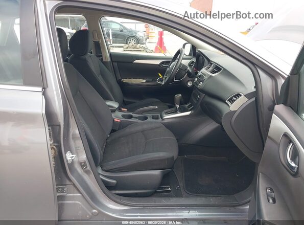 3N1AB7AP9HY256421 2017 NISSAN SENTRA Gray Widok wnętrza z przodu