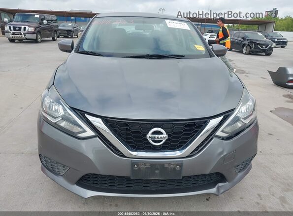 3N1AB7AP9HY256421 2017 NISSAN SENTRA Gray Widok wnętrza z tyłu