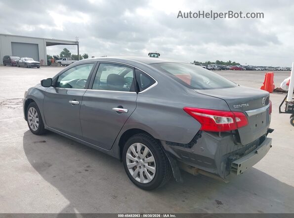 3N1AB7AP9HY256421 2017 NISSAN SENTRA Gray Tył lewy