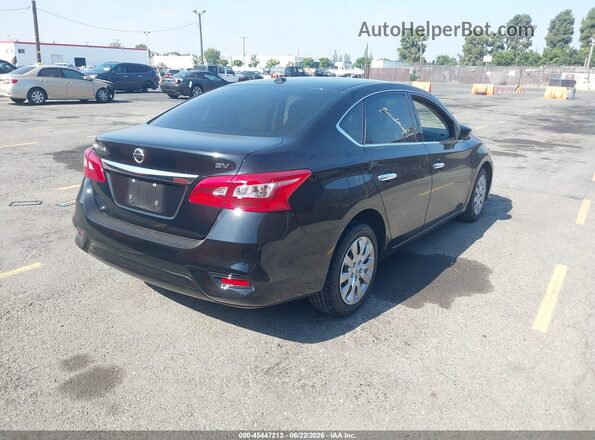3N1AB7AP9HY257648 2017 NISSAN SENTRA Black Tył prawy
