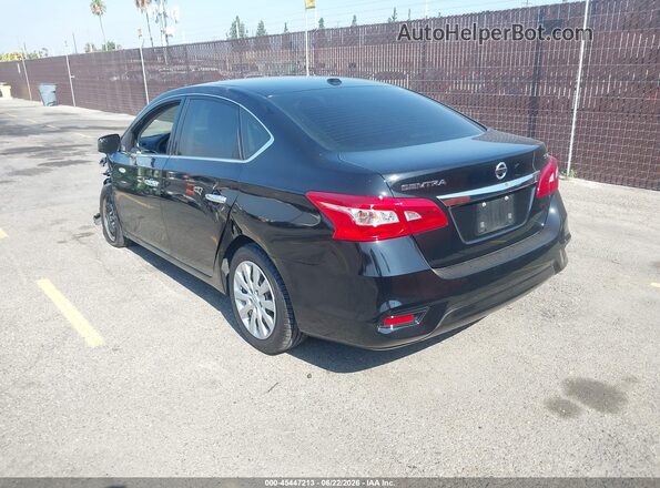 3N1AB7AP9HY257648 2017 NISSAN SENTRA Black Tył lewy