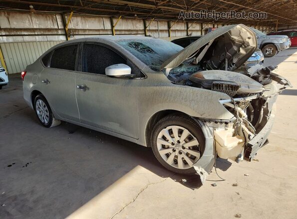 3N1AB7AP9HY292352 2017 NISSAN SENTRA Silver Przód prawy