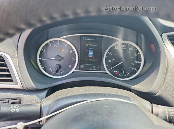 3N1AB7AP9HY296014 2017 NISSAN SENTRA White Սարքավորումների վահանակի տեսք