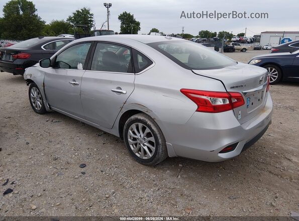 3N1AB7AP9HY305939 2017 NISSAN SENTRA Серебряный Задняя левая четверть