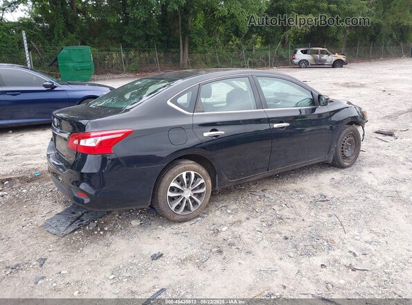 3N1AB7AP9HY327830 2017 NISSAN SENTRA Black უკანა მარჯვენა