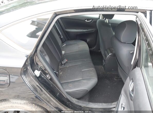 3N1AB7AP9HY327830 2017 NISSAN SENTRA Black VIN კოდის სტიკერის ხედი