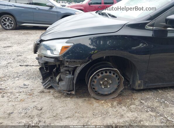 3N1AB7AP9HY327830 2017 NISSAN SENTRA Black წინა ხედი