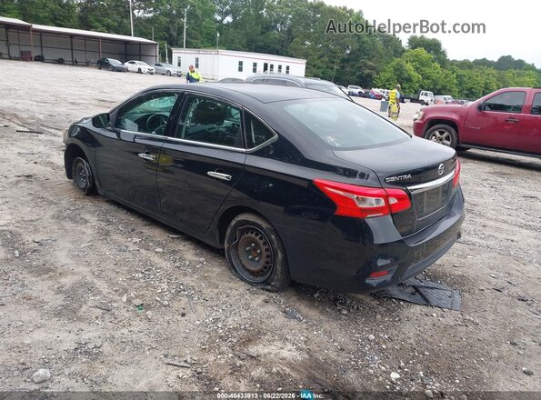 3N1AB7AP9HY327830 2017 NISSAN SENTRA Black უკანა მარცხენა
