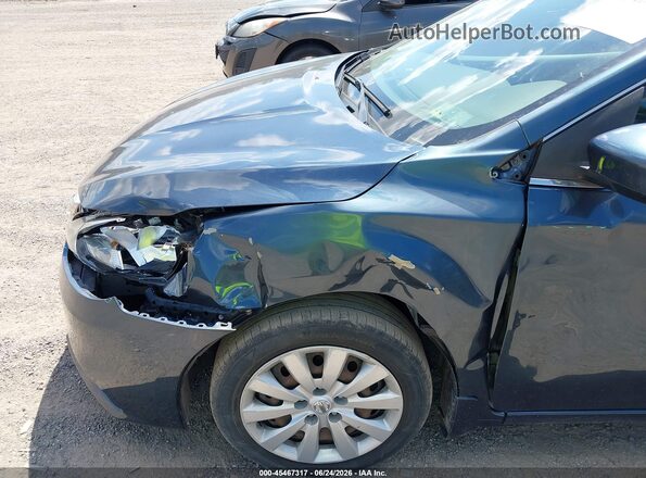 3N1AB7AP9HY328508 2017 NISSAN SENTRA Blue ხელსაწყოთა პანელის ხედი