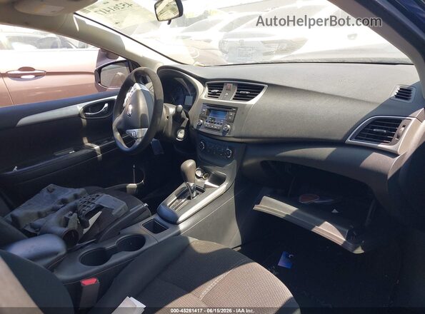 3N1AB7AP9HY332638 2017 NISSAN SENTRA Blue Սալոնի դիմացի տեսք
