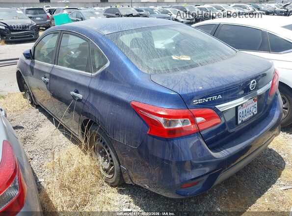 3N1AB7AP9HY332638 2017 NISSAN SENTRA Blue Հետևի ձախ