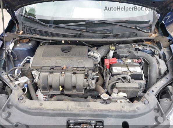 3N1AB7AP9HY337385 2017 NISSAN SENTRA Blue Vista trasera
