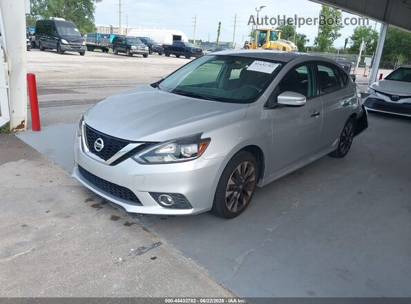 3N1AB7AP9HY394931 2017 NISSAN SENTRA Silver წინა მარცხენა ხედი სამი მეოთხედიდან