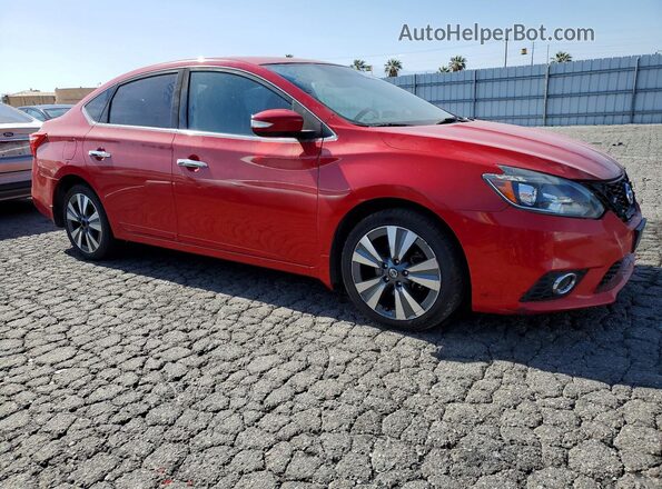 3N1AB7AP9HY410934 2017 NISSAN SENTRA Red Przód prawy