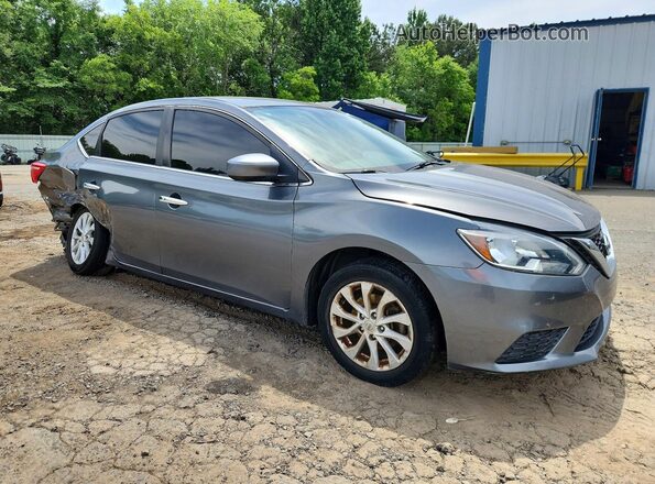 3N1AB7AP9JL631310 2018 NISSAN SENTRA Gray Front right