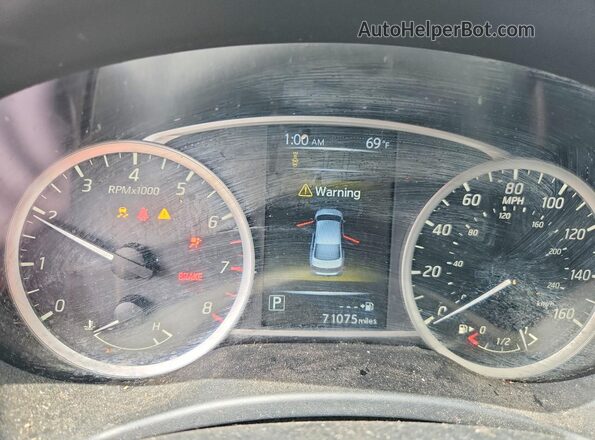 3N1AB7AP9JL631310 2018 NISSAN SENTRA Gray Instrument cluster view