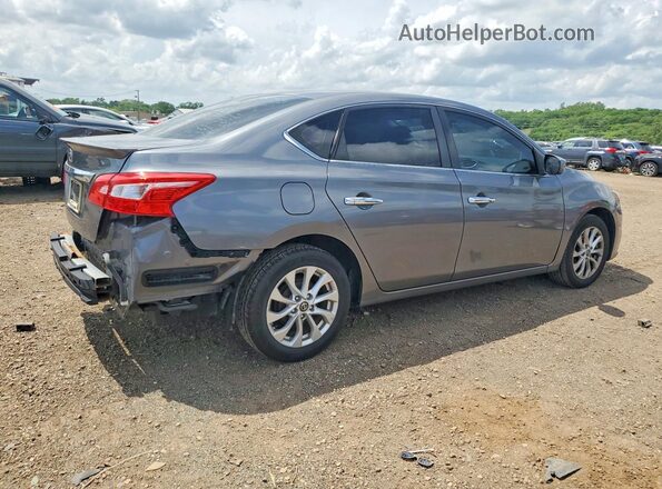 3N1AB7AP9JY201876 2018 NISSAN SENTRA Gray Trasero derecho