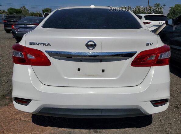 3N1AB7AP9JY214451 2018 NISSAN SENTRA White Հետևի տեսք