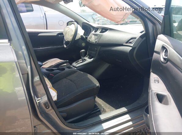 3N1AB7AP9JY220914 2018 NISSAN SENTRA Gray Widok wnętrza z przodu