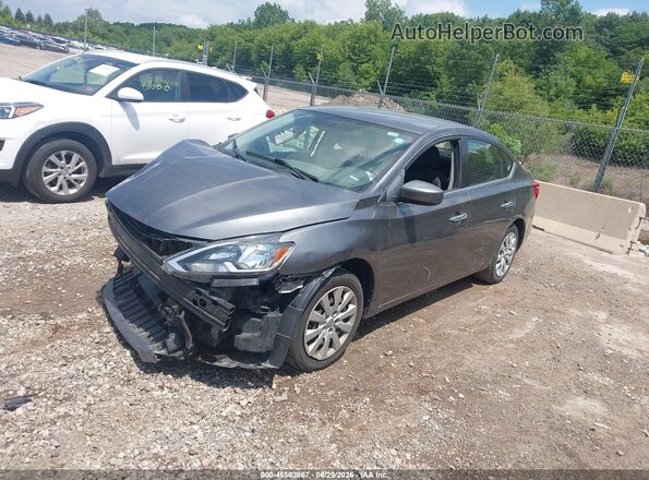 3N1AB7AP9JY220914 2018 NISSAN SENTRA Gray Przód lewy