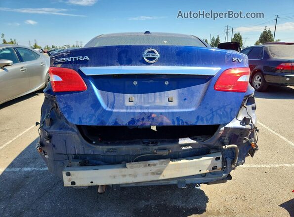 3N1AB7AP9JY229385 2018 NISSAN SENTRA Blue Հետևի տեսք