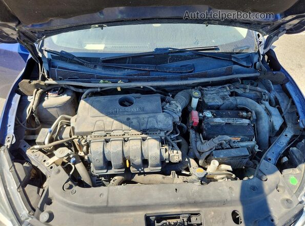 3N1AB7AP9JY229385 2018 NISSAN SENTRA Blue Սալոնի հետևի տեսք