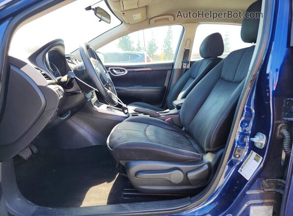 3N1AB7AP9JY229385 2018 NISSAN SENTRA Blue Սալոնի դիմացի տեսք