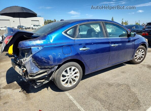 3N1AB7AP9JY229385 2018 NISSAN SENTRA Blue Հետևի աջ