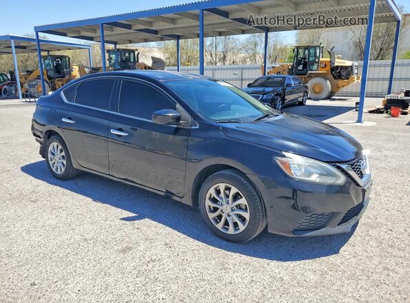 3N1AB7AP9JY250026 2018 NISSAN SENTRA Black წინა მარჯვენა