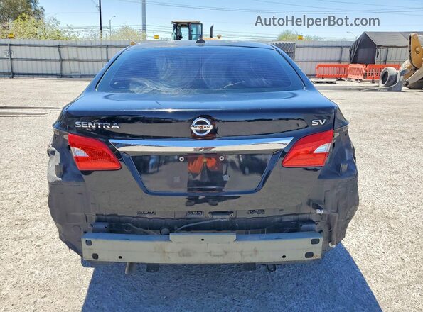 3N1AB7AP9JY250026 2018 NISSAN SENTRA Black უკანა ხედი