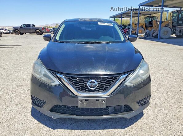 3N1AB7AP9JY250026 2018 NISSAN SENTRA Black წინა ხედი