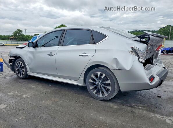 3N1AB7AP9JY250883 2018 NISSAN SENTRA Silver Rear left