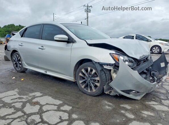 3N1AB7AP9JY250883 2018 NISSAN SENTRA Silver Front right