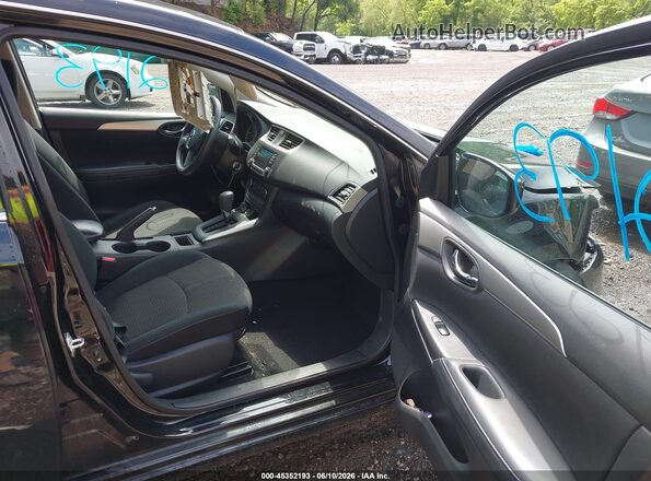 3N1AB7AP9JY254352 2018 NISSAN SENTRA Черный Вид салона спереди