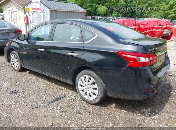 3N1AB7AP9JY254352 2018 NISSAN SENTRA Черный Задняя левая четверть