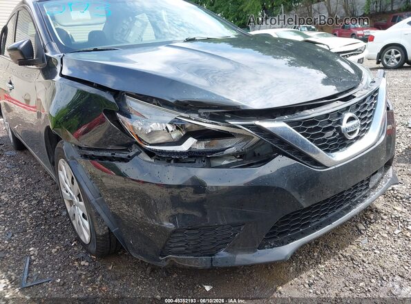 3N1AB7AP9JY254352 2018 NISSAN SENTRA Черный Вид спереди