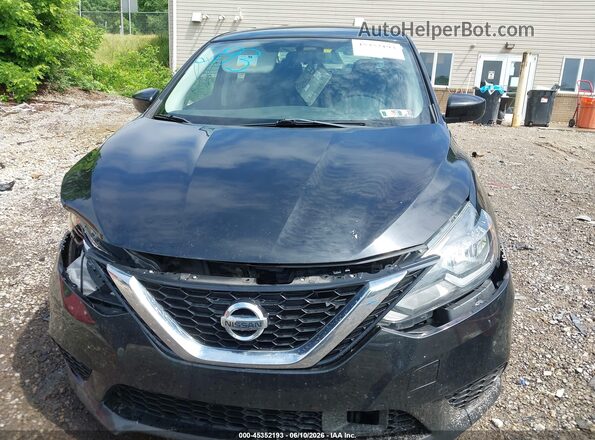3N1AB7AP9JY254352 2018 NISSAN SENTRA Черный Вид щитка приборов