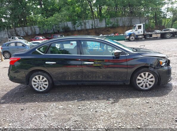 3N1AB7AP9JY254352 2018 NISSAN SENTRA Черный Вид задней части салона