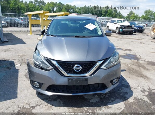 3N1AB7AP9JY254576 2018 NISSAN SENTRA Gray Instrument cluster view