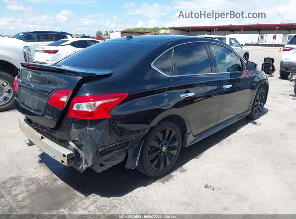3N1AB7AP9JY264640 2018 NISSAN SENTRA Black Задня права чверть
