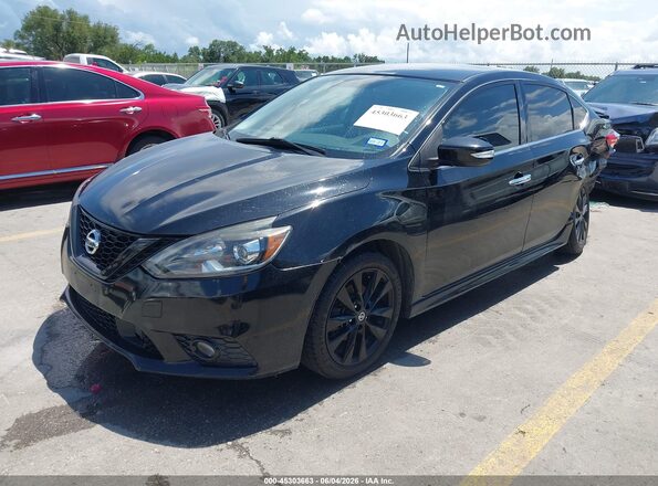 3N1AB7AP9JY264640 2018 NISSAN SENTRA Black Передня ліва чверть