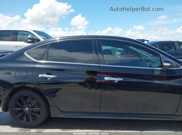 3N1AB7AP9JY264640 2018 NISSAN SENTRA Black Вид задньої частини салону