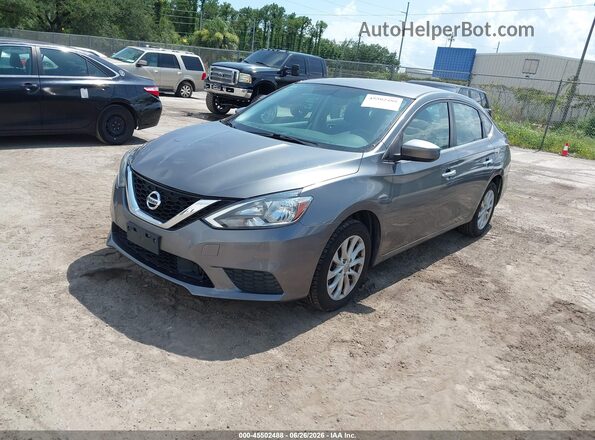 3N1AB7AP9JY268719 2018 NISSAN SENTRA Gray Przód lewy