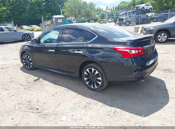 3N1AB7AP9JY296701 2018 NISSAN SENTRA Black Հետևի ձախ