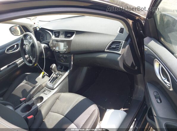 3N1AB7AP9JY296701 2018 NISSAN SENTRA Black Սալոնի դիմացի տեսք