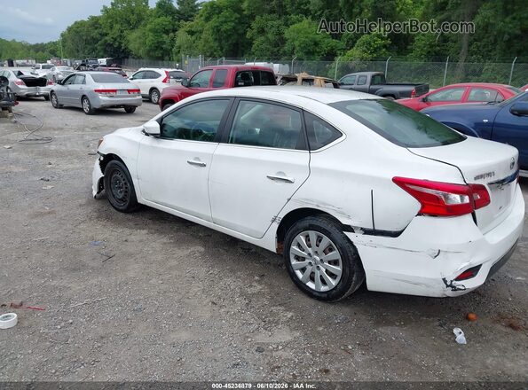 3N1AB7AP9JY310256 2018 NISSAN SENTRA White Tył lewy